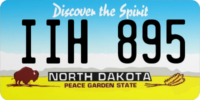 ND license plate IIH895