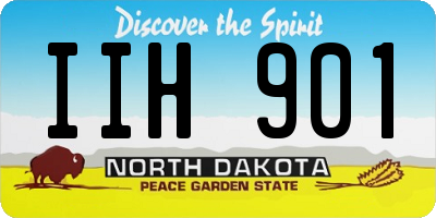 ND license plate IIH901