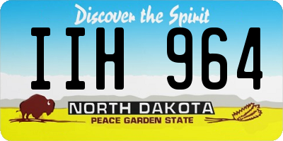 ND license plate IIH964