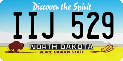 ND license plate IIJ529