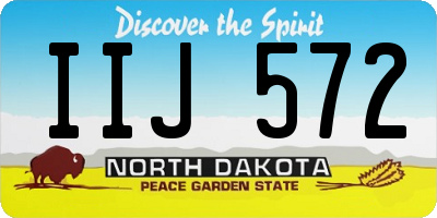 ND license plate IIJ572