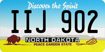 ND license plate IIJ902
