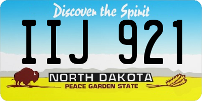 ND license plate IIJ921