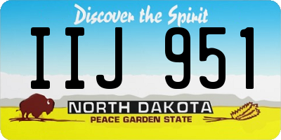 ND license plate IIJ951