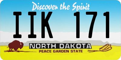 ND license plate IIK171