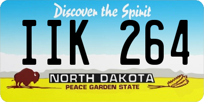 ND license plate IIK264