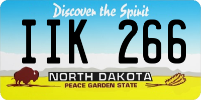 ND license plate IIK266