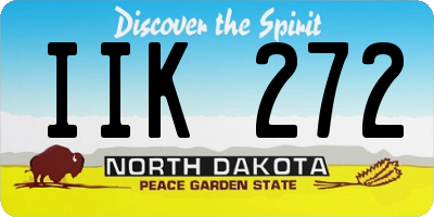 ND license plate IIK272