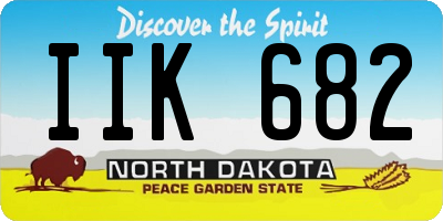 ND license plate IIK682