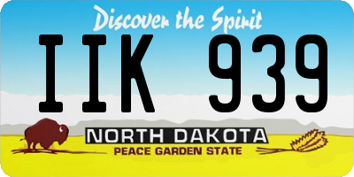 ND license plate IIK939