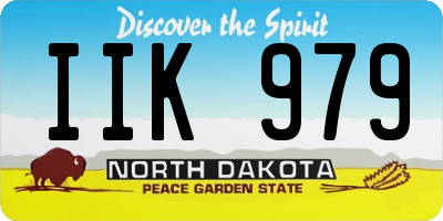 ND license plate IIK979