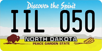 ND license plate IIL050