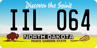 ND license plate IIL064