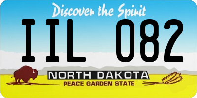 ND license plate IIL082
