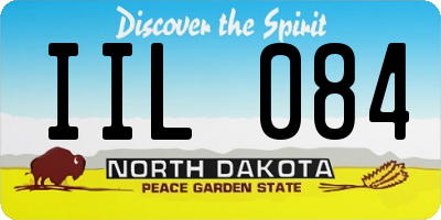 ND license plate IIL084