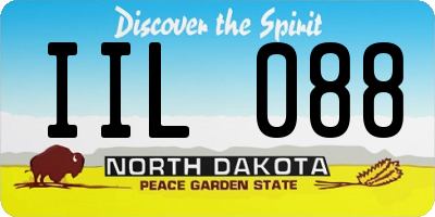 ND license plate IIL088