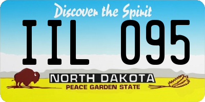 ND license plate IIL095