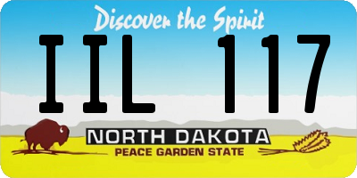 ND license plate IIL117