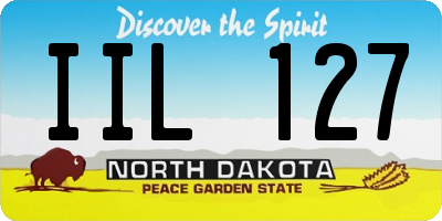 ND license plate IIL127