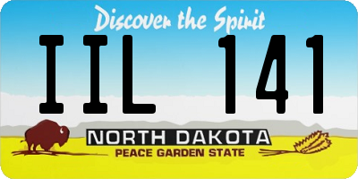 ND license plate IIL141