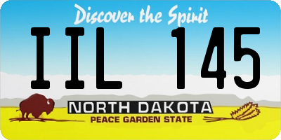 ND license plate IIL145