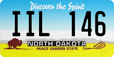 ND license plate IIL146