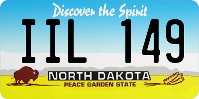 ND license plate IIL149