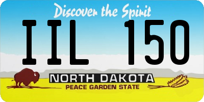 ND license plate IIL150