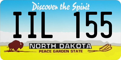 ND license plate IIL155