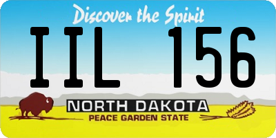 ND license plate IIL156