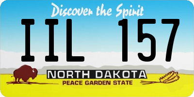 ND license plate IIL157