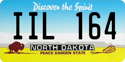 ND license plate IIL164