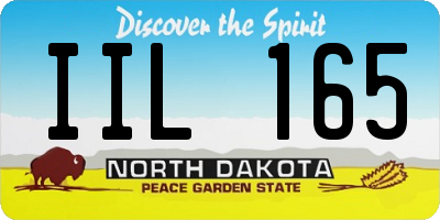 ND license plate IIL165