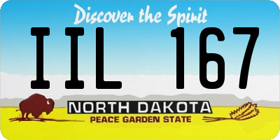 ND license plate IIL167
