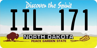 ND license plate IIL171
