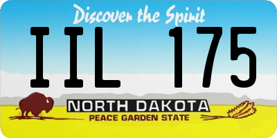 ND license plate IIL175