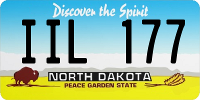 ND license plate IIL177