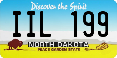 ND license plate IIL199
