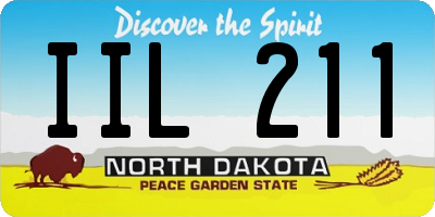 ND license plate IIL211