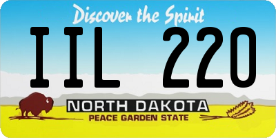 ND license plate IIL220
