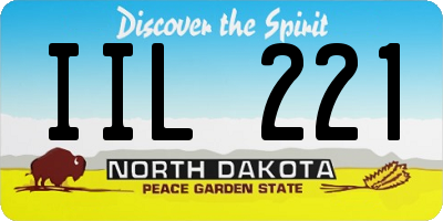 ND license plate IIL221