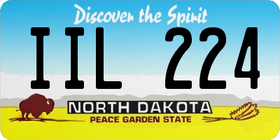 ND license plate IIL224