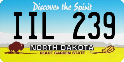 ND license plate IIL239
