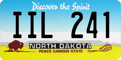 ND license plate IIL241
