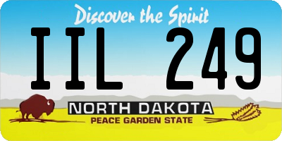ND license plate IIL249