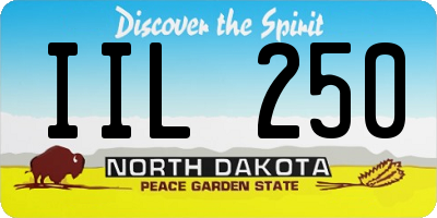 ND license plate IIL250