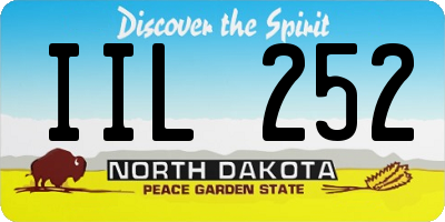 ND license plate IIL252