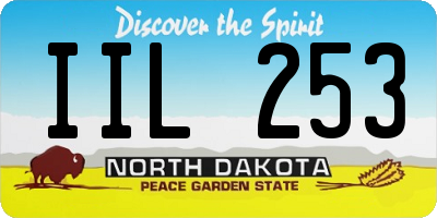 ND license plate IIL253