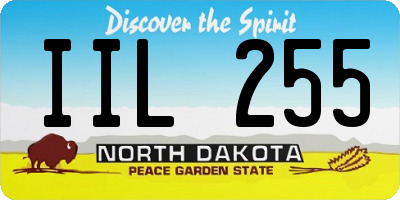 ND license plate IIL255