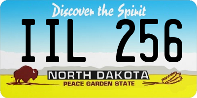 ND license plate IIL256
